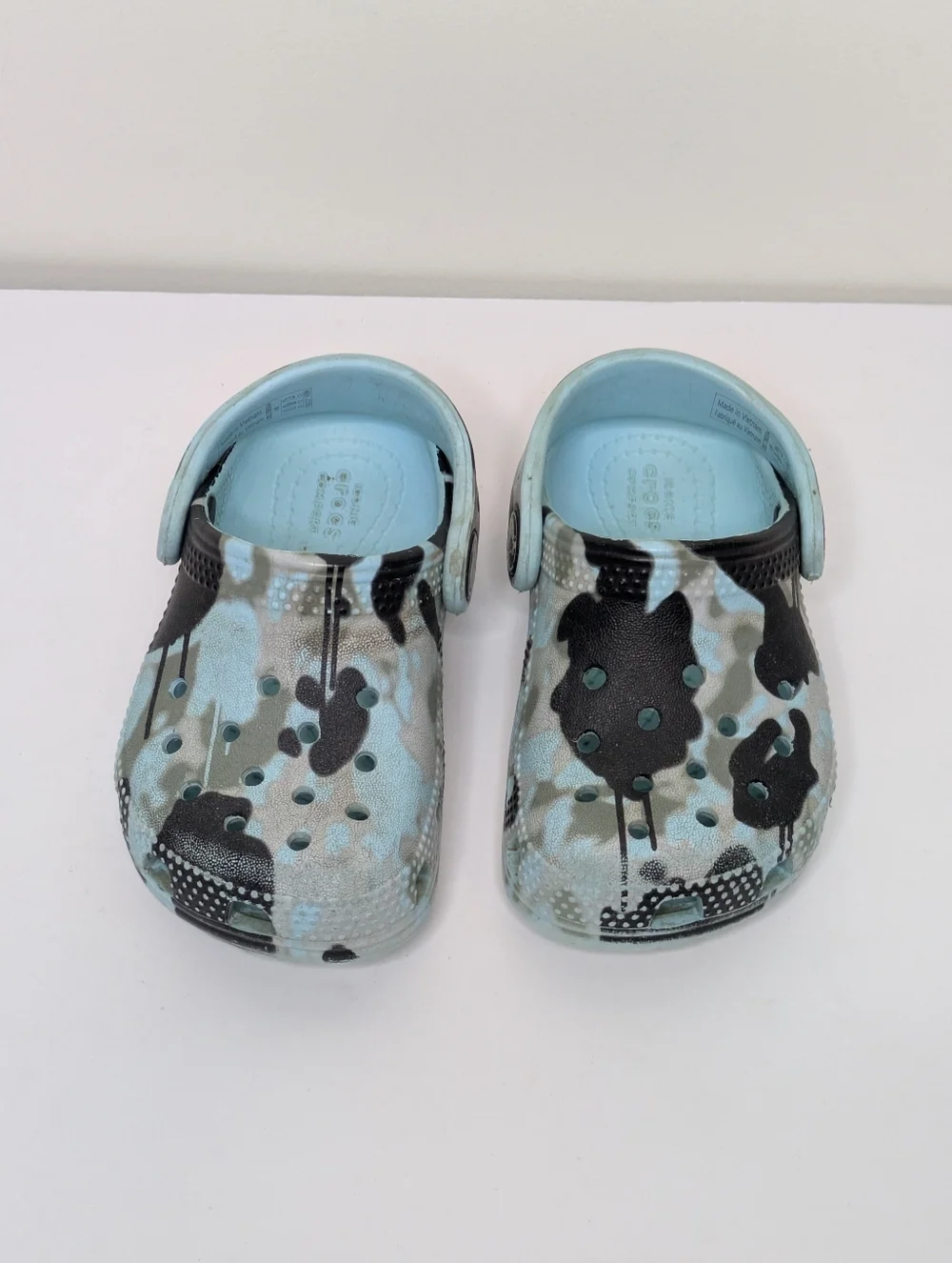 Crocs Camouflage Camo Water Shoe Sandal 6T